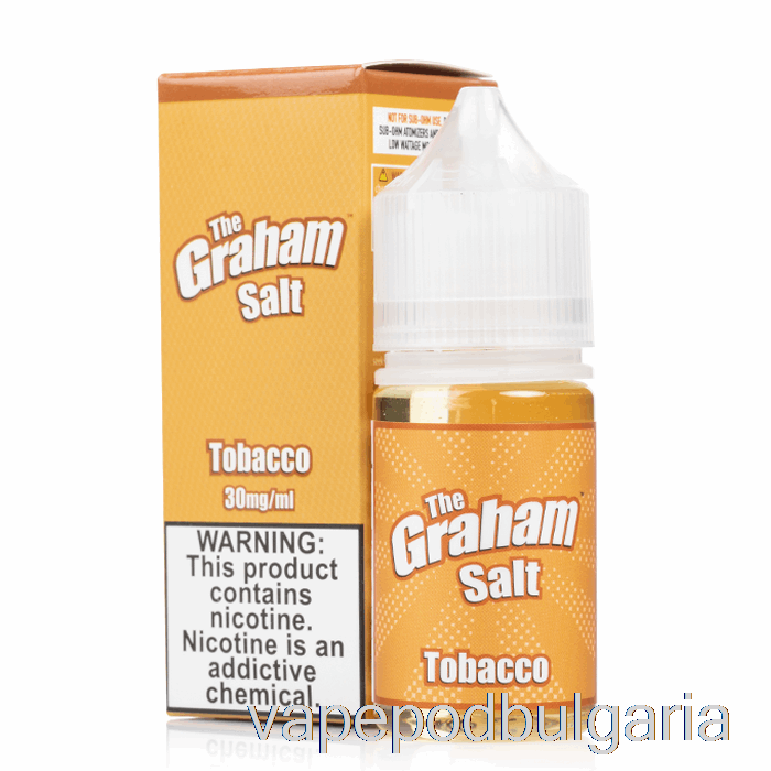 Vape Bulgaria Tobacco Salt - The Graham - Mamasan E-liquid - 30ml 50mg
